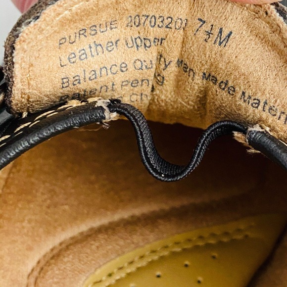 Womens 7.5M Naturalizer Pursue Oxford Dark Brown Leather Slip On Shoe N5 Comfort - Picture 10 of 10